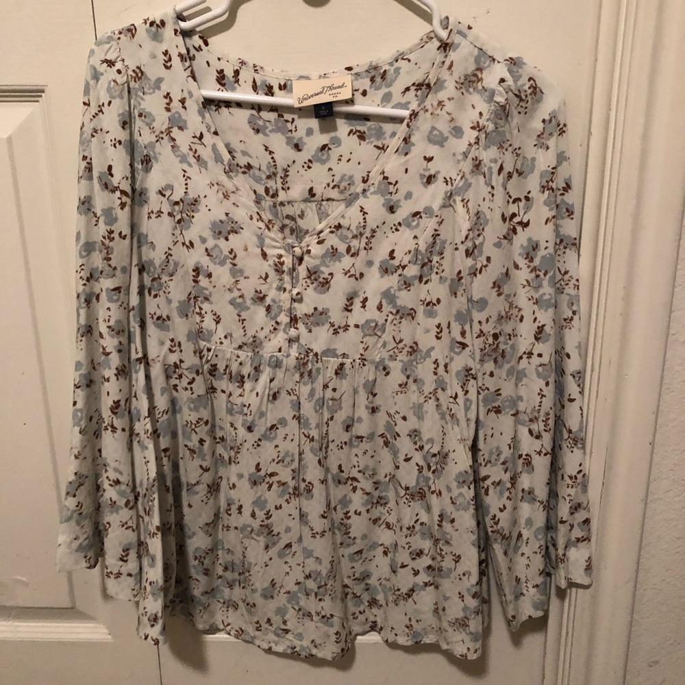 Longsleeve Flowy Blouse! Universal Thread! - image 1